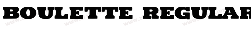 Boulette Regular字体转换